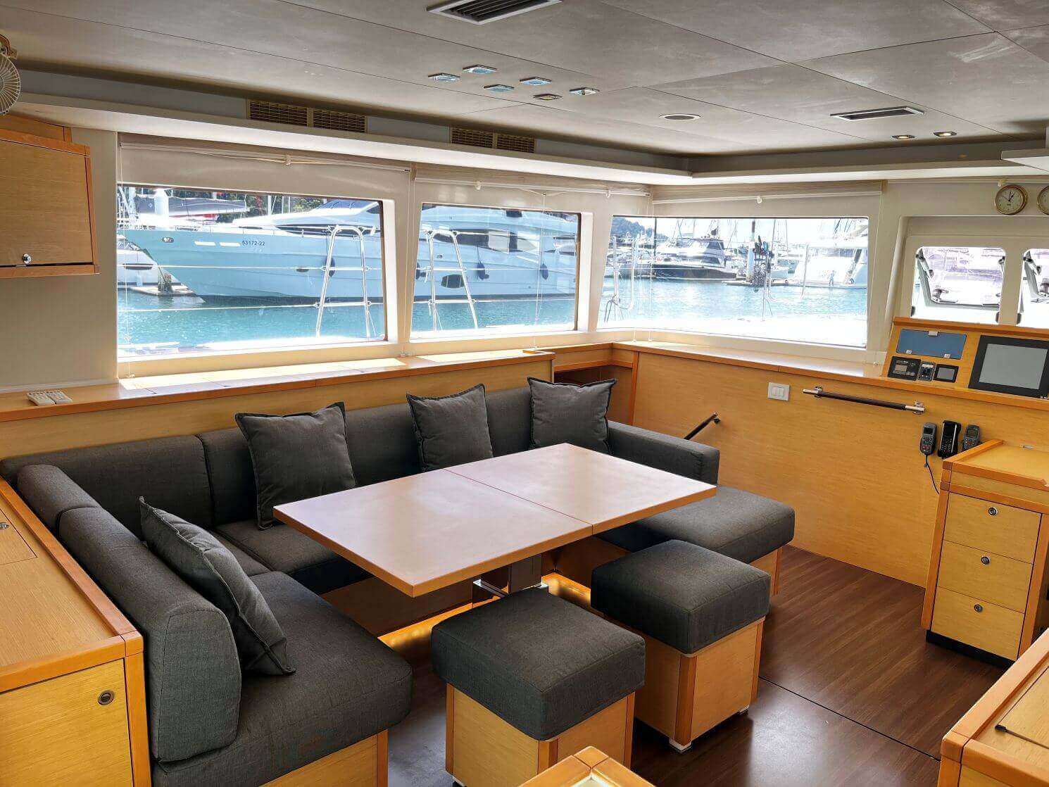 Inside saloon OOSEVEN